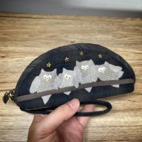 Owl Applique Glasses Case