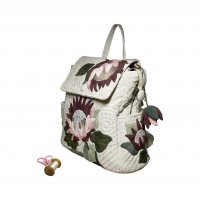 King Protea Appliqué Backpack