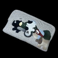 Handmade Travel Wallet with Applique