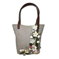 Handmade 3D Flowers Bag