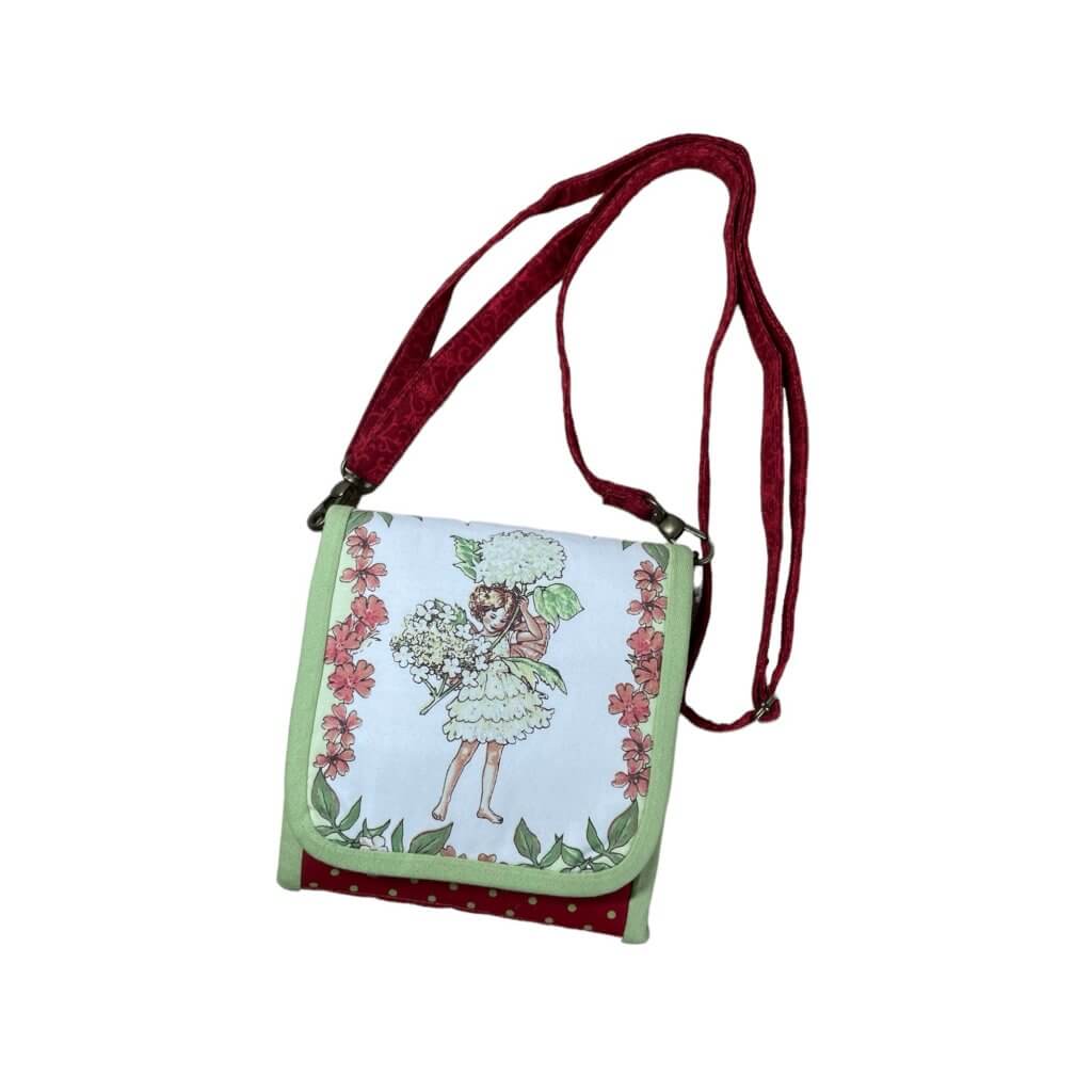 Handmade Fabric Crossbody Satchel