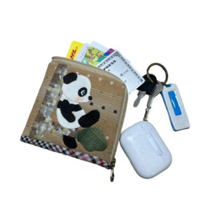 Khaki Panda Small Purse