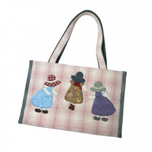 Handmade Fabric Sunbonnet Bag