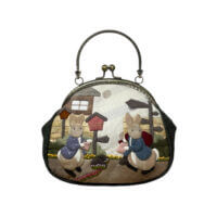 Green Kisslock Rabbit Handbag