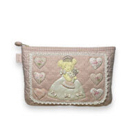 Pink Handmade Zipped Purse