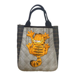 Handmade Garfield Applique Bag