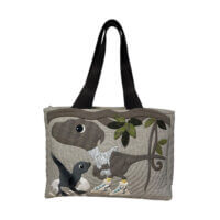 Handmade Dinosaur Applique Bag