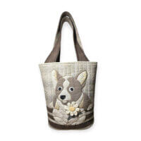 Corgi Applique Shoulder Bag