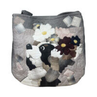 Handmade Dog Floral Bag